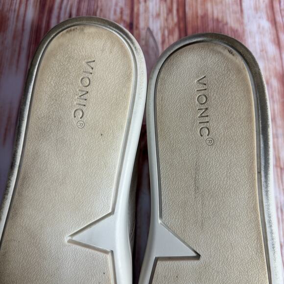 Vionic PENELOPE Womens Size 10 Tan Embossed Leather Leopard Casual Shoes Loafers - Picture 10 of 11